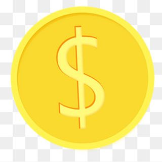 新年金色系矢量金融金币免抠标签,免抠元素