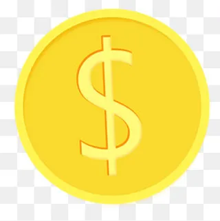 新年金色系矢量金融金币免抠标签,免抠元素