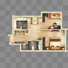 平面布置图,免抠元素