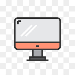 台式电脑卡通免扣素材,免抠元素