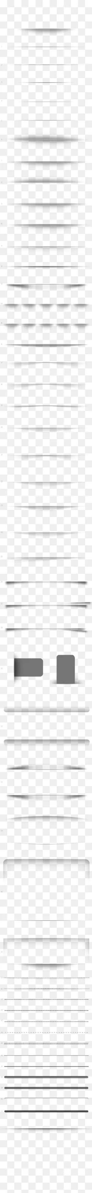 分割线和阴影,免抠元素