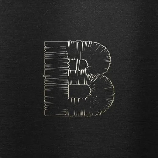 金属纹理质感抖音故障风艺术字菜鸟图库B(2000X2000(DPI:150))psd模版下载