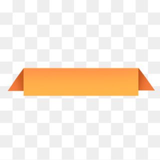 金黄色简洁对称条形卡通标签,免抠元素