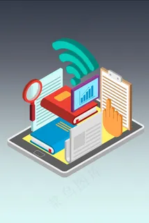 2.5D素材效果图背景图片素材,背景元素