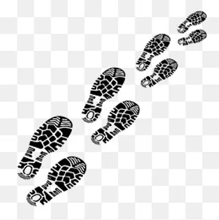 地板小孩脚印鞋印