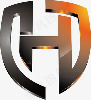 创意H字母字体设计,免抠元素艺术字 创意H字母字体设计,免抠元素艺术字