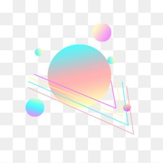 简约科技渐变矢量图,免抠元素