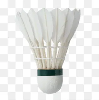 白色真实羽毛球元素,免抠元素