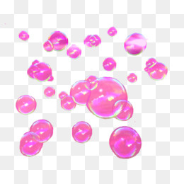 蒸汽波风格彩色泡泡