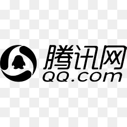 腾讯网软件logo图标,免抠元素(1402*409px)