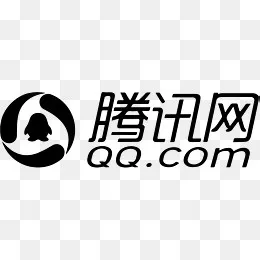 腾讯网软件logo图标,免抠元素(1402*409px)
