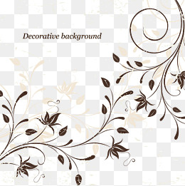 矢量植物花纹素材,免抠元素