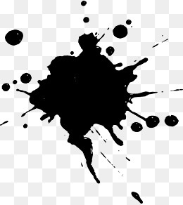 飞溅的墨点,免抠元素