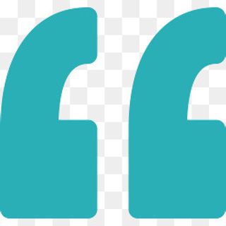 蓝色上引号矢量素材图,免抠元素