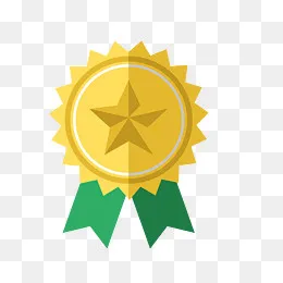 矢量卡通星星等级勋章PNG图片,免抠元素(4583*3750px)ai矢量模版下载
