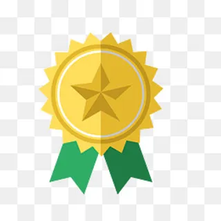矢量卡通星星等级勋章PNG图片,免抠元素