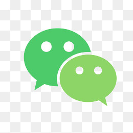绿色扁平化微信元素,免抠元素
