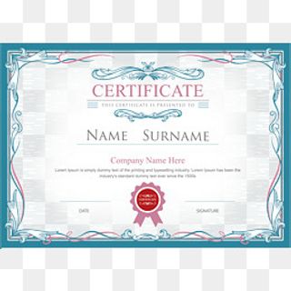 证书模板PNG下载