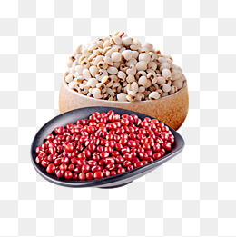 薏米红豆搭配设计素材,免抠元素