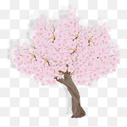 樱花树PNG素材(2000*2000px)psd模版下载