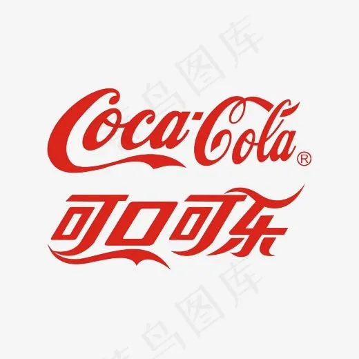 可口可乐标志,免抠元素艺术字(2433*1635px)