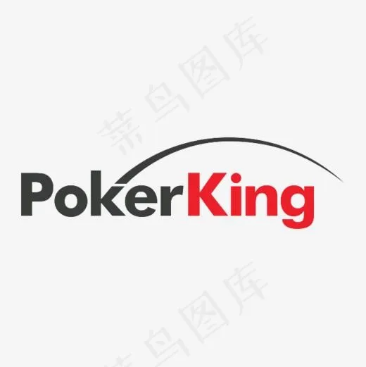 简约艺术字poker King图标设计免抠(640*640px)