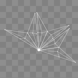 点线科技几何图形元素,免抠元素