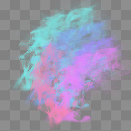 五彩斑斓的海报笔刷矢量图