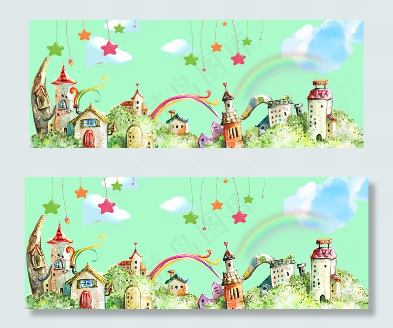 游乐园banner背景图背景图片素材,背景元素