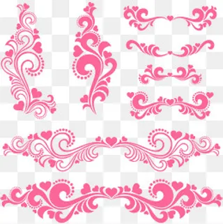 欧式花纹图标,免抠元素