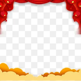 猪年新年装饰边框免抠图,免抠元素(2000*2000px)psd模版下载