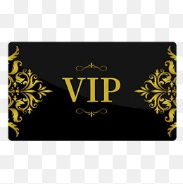 扁平化VIP会员卡黑卡会员卡(2000*2000px)psd模版下载