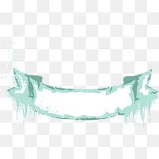 矢量手绘冰雪标签,免抠元素