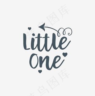 手绘英文字装饰