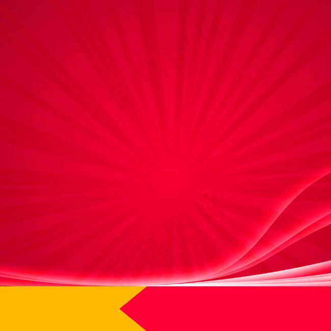 红色扁平条纹背景促销主图背景图片素材