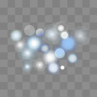 光斑光晕光圈彩色光元素,免抠元素