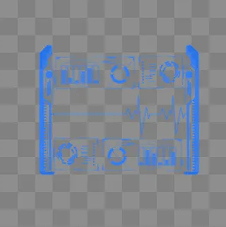 科技感PSD透明底,免抠元素