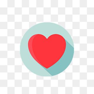 红色爱心图标下载,免抠元素