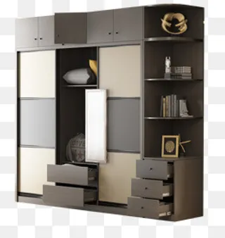 辣小椒北欧移门衣柜,免抠元素