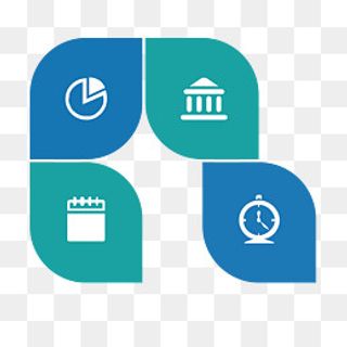 四叶草信息图表,免抠元素