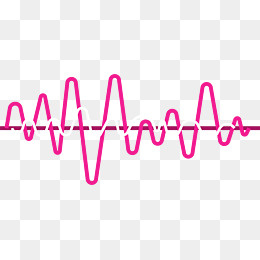 心跳线声波线,免抠元素