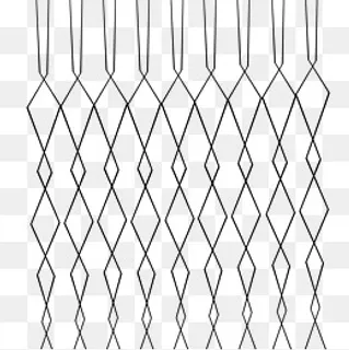 线条线性图形不规则图形门帘子