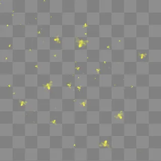 夏季夜晚飞舞的萤火虫元素