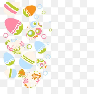 矢量复活节挂件,免抠元素