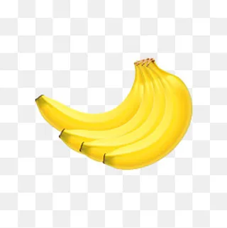 矢量手绘卡通水果香蕉,免抠元素