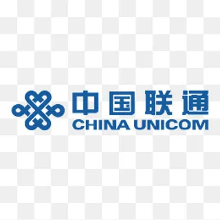 蓝色中国联通logo标志