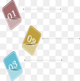 数字分类标签,免抠元素