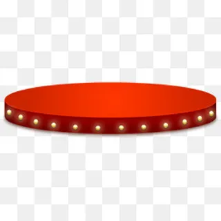 新年红色圆形舞台,免抠元素