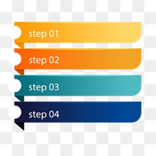 矢量质感数字标号步骤PNG图片,免抠元素
