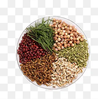 一碟五谷杂粮设计素材,免抠元素